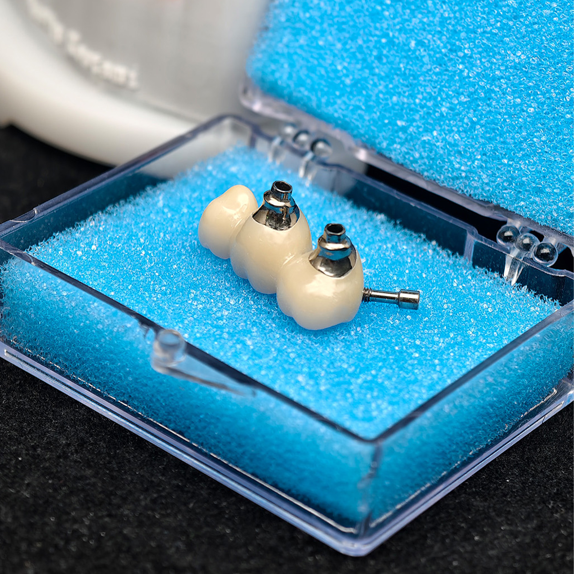 Custom Zirconia Implant Bridge