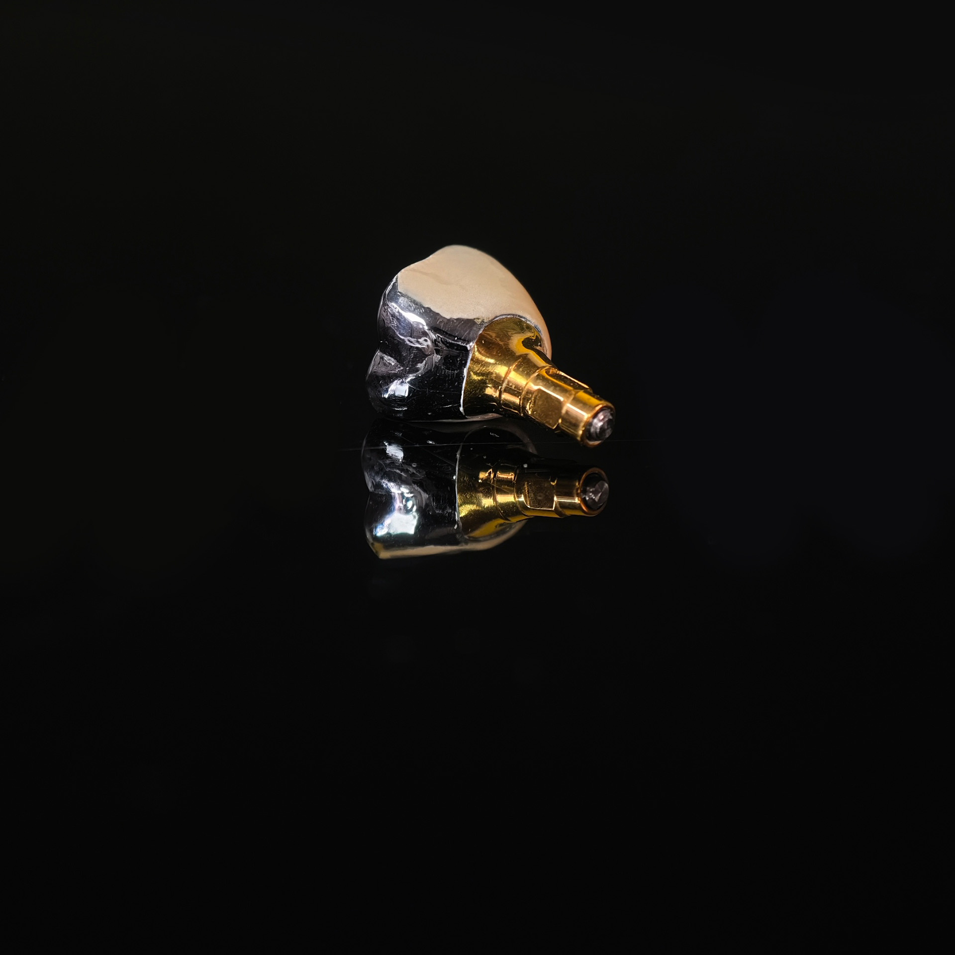 Implant-supported PFM single crown with 