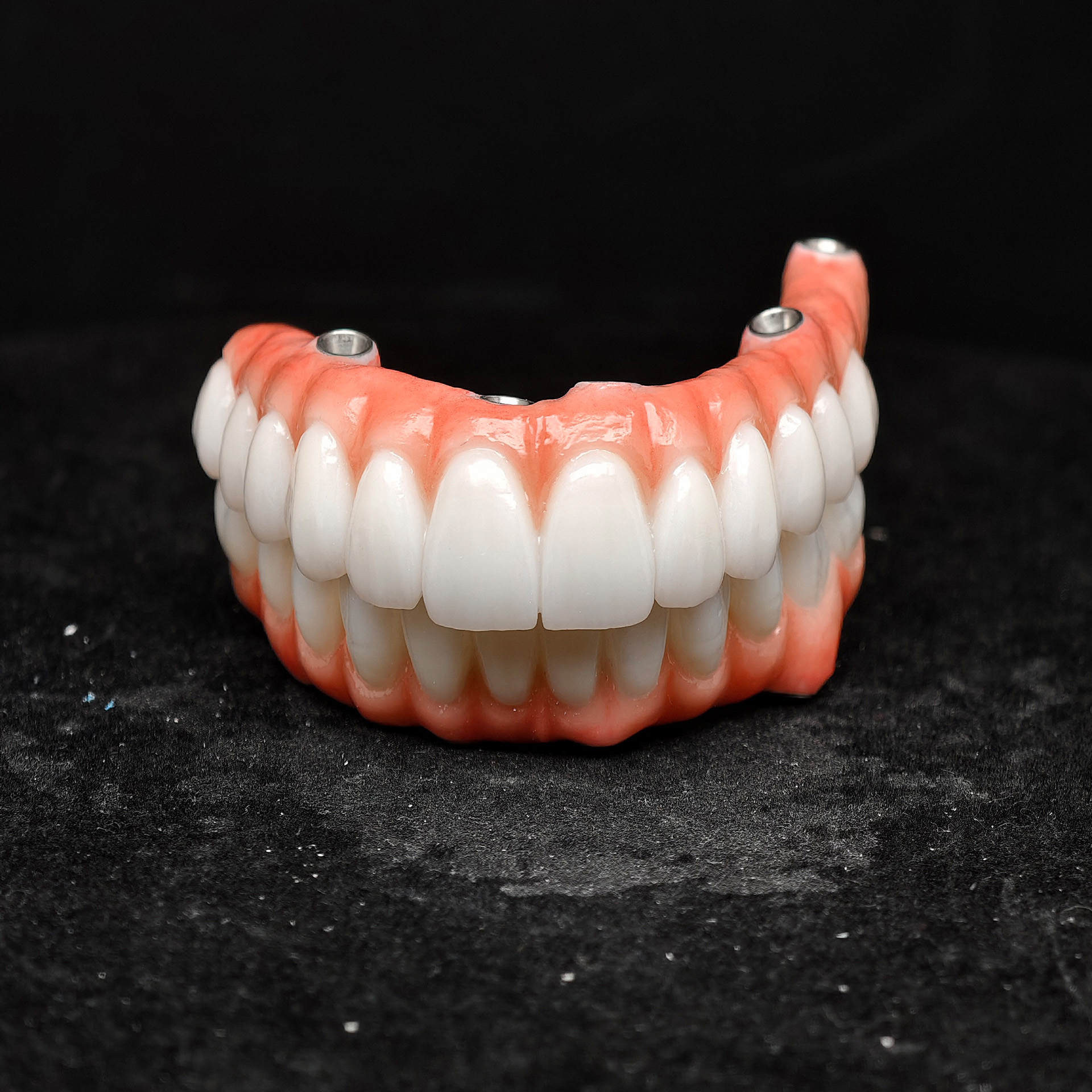 all on 5 zirconia bridge with Ti-base sc
